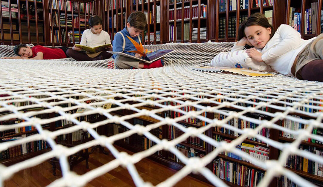 reading-net-by-playoffice-designboom-05 Red de lectura para niños